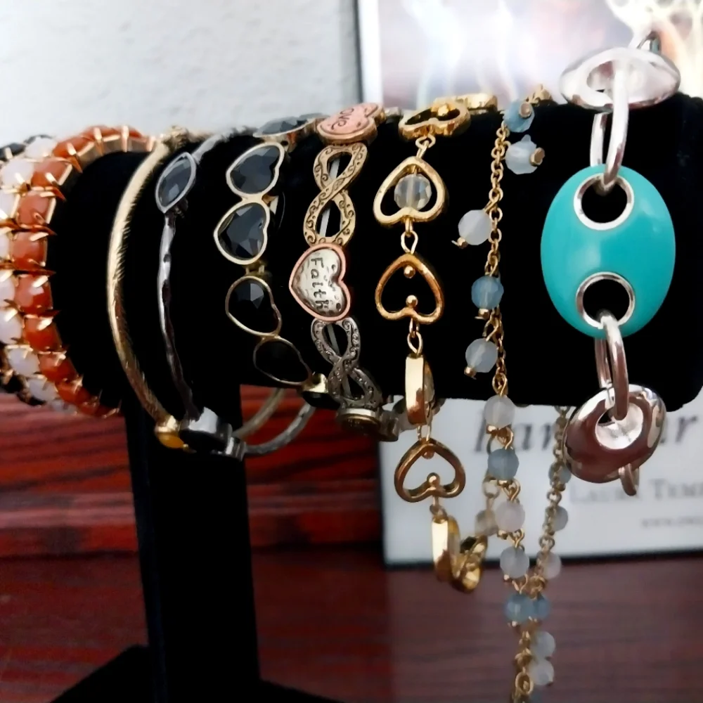 Lot of 18 vintage, sterling, new bracelets - Picture 3 of 5